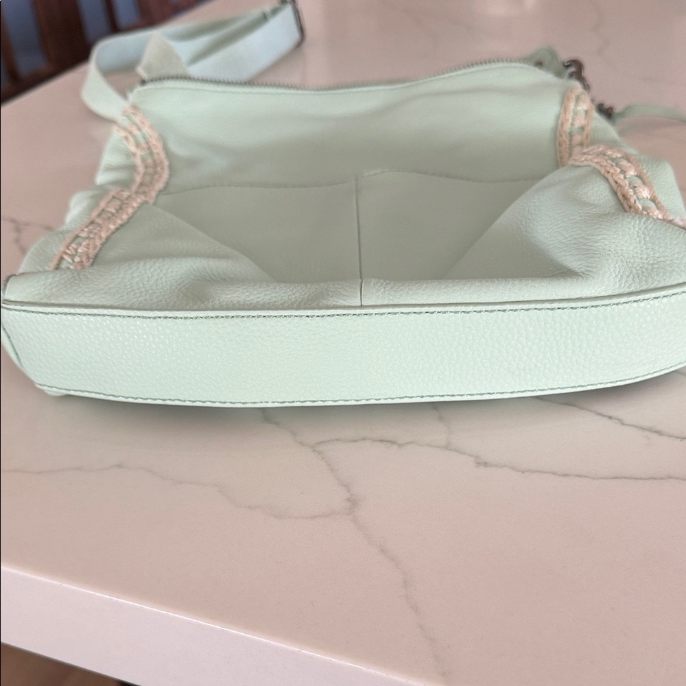 The Sak Soft Mint Leather Crossbody Bag